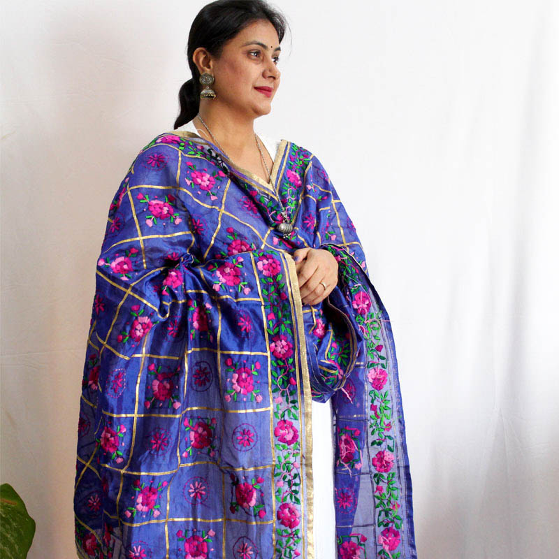 Kantha work Dupatta Kantha work Dupatta